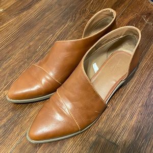 Brown loafers